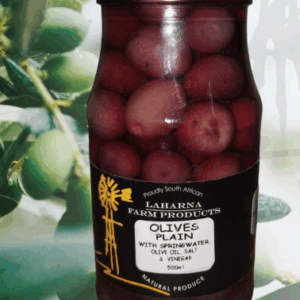 Plain Olives - 500ml Glass Jar.