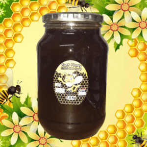 1.5 Kg Glass Jar Raw Honey