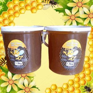 1.5 Kg Plastic Tub Raw Honey