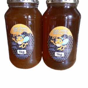1Kg Glass Jar Raw Honey