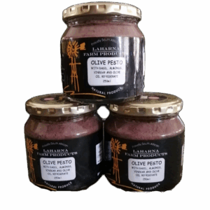 Olive Pesto with Basil & Almond - 250ml Glass Jar