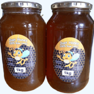 1Kg Glass Jar Raw Honey